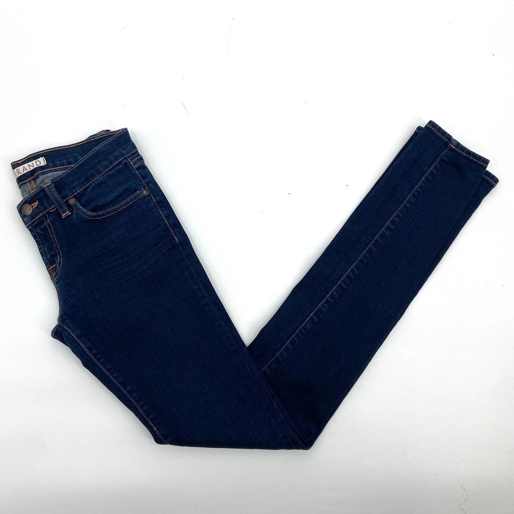 J BRAND Low Rise Medium Wash Skinny Denim Blue Casual Jeans Size 25